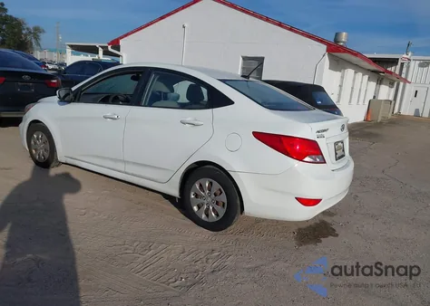 2016 Hyundai Accent Se z USA, uszkodzony, nr VIN KMHCT4AE7GU011520